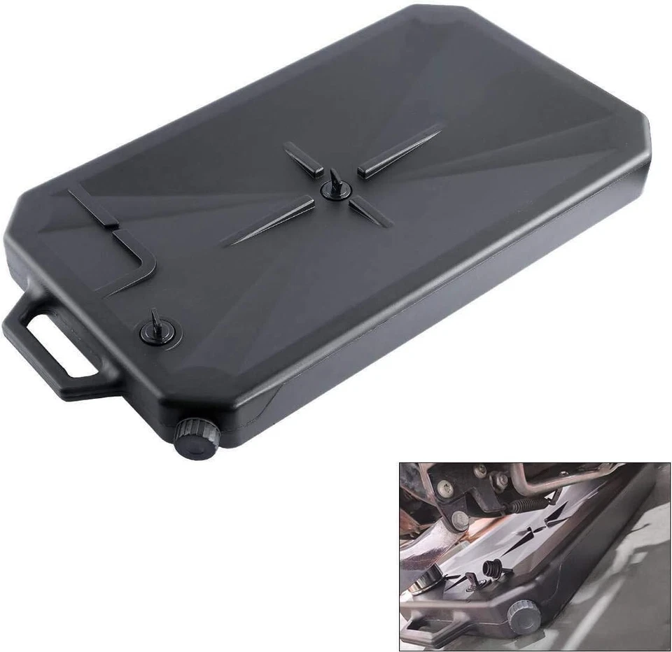 Motorcycle Low Profile Oil Drain Pan Spout For Harley Honda Yamaha Oil Change Foto 2 de 4