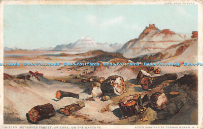 R307487 H 2763 Versteinerter Wald Arizona auf der Santa Fe Thomas Moran Phostint De