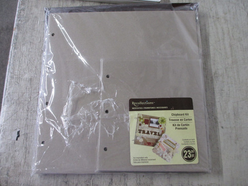 Recollections 23 Pc Chipboard Kit, Assorted Sizes, New