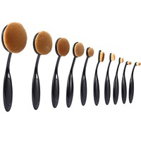 Professional Pro Balance 10pcs Smooth Cosmetics Makeup Brushes Oval Toothbrus... on sale Professional Pro Balance 10pcs Smooth Cosmetics Makeup Brushes Oval Toothbrus... on sale