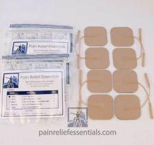 8 Rhythm Touch 2x2 Replacement Pads - Silver Layer Reusable Electrode - MFG USA