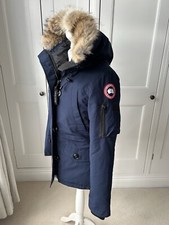 Canada Goose  M /10-12 Montebello Jacket.brand New  Rrp £1350 Navy Blue Bnwt 