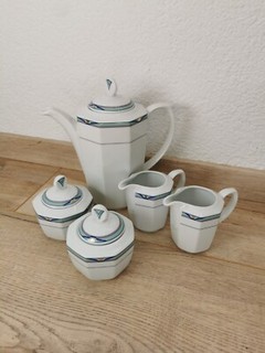 Seltmann Weiden Octa Wings Porzellan Bavaria Kaffe /Tee /Geschirrset Kannen