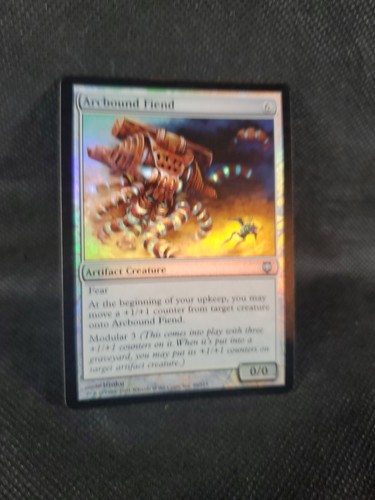 Arcbound Fiend FOIL Darksteel NM Artifact Uncommon MAGIC MTG See Detailed Pics - Picture 3 of 6