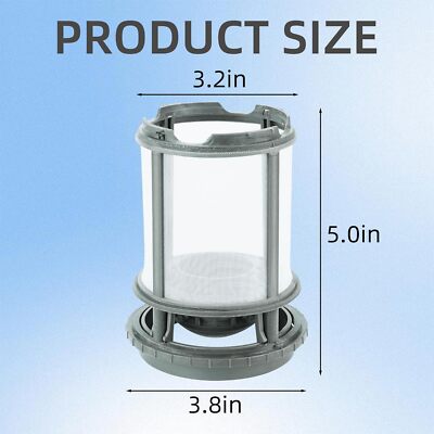 W10872845 Dishwasher Pump Filter Cup Replaces 8579307, AP6030094