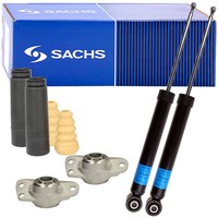 2X Sachs StoßDäMpfer + Service-Kit + Domlager Hinten FüR Octavia Golf Touran