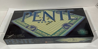 Pente Classic Game Of Capture And Five In A Row Bonus Pente Plus Sealed In Box