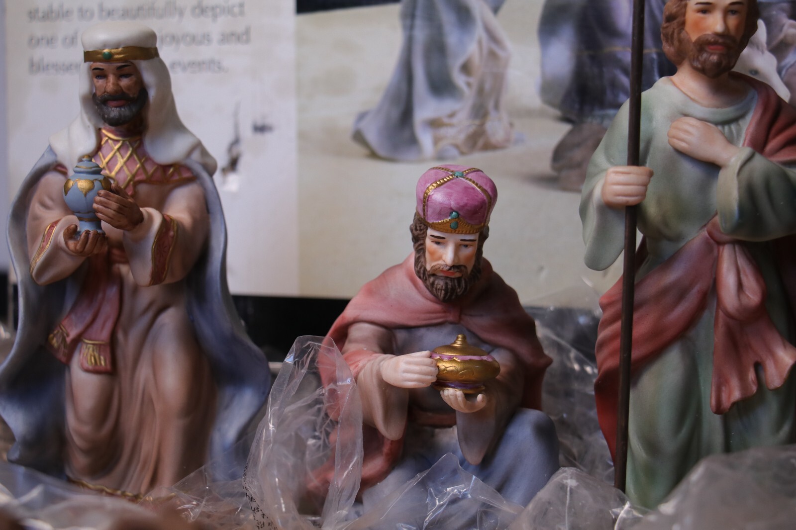 Royal Doulton Classic Nativity Set Rare Christmas Holy Family Jesus