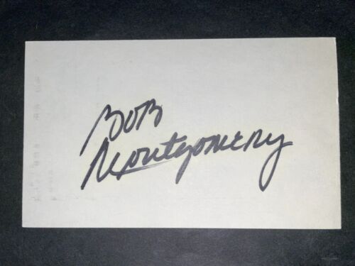 1970 RED SOX: Bob Montgomery, SIGNED 3x5 (JS) - Picture 1 of 1