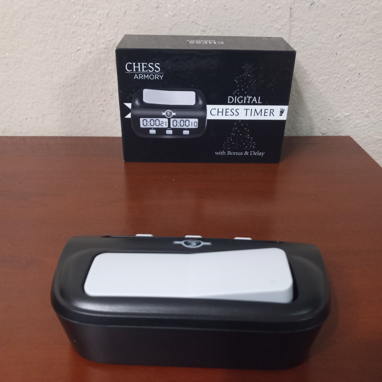 Chess Armory Digital Chess Clock Portable Timer with Tournament