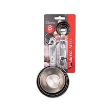 High Quality 8 Pcs. Stainless Steel Measuring Cup and Spoon Set