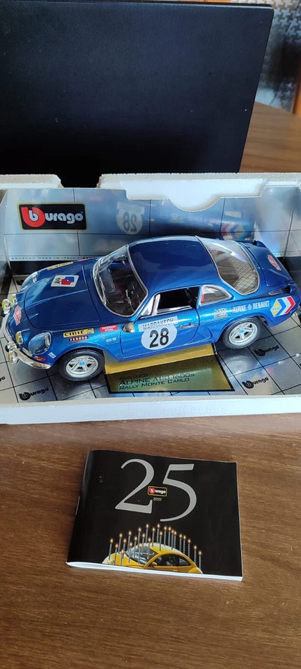 ALPINE A110 1600s RALLY MONTE CARLO 1971 Art. 3301  Burago Gold Collection 1/16 - Immagine 2 di 4