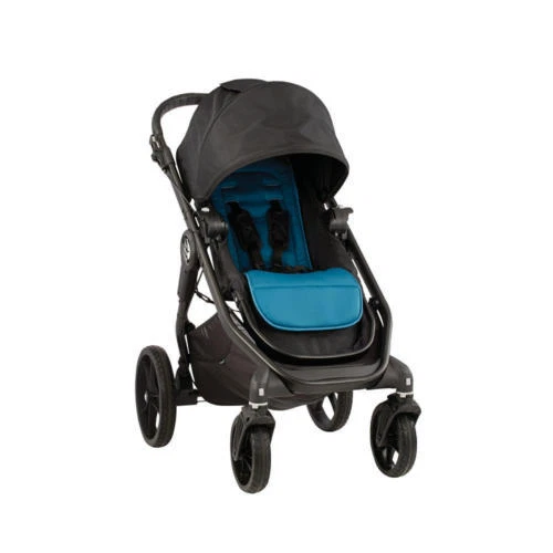 Baby Jogger Premier Black and Teal AND Deluxe Pram, Red |