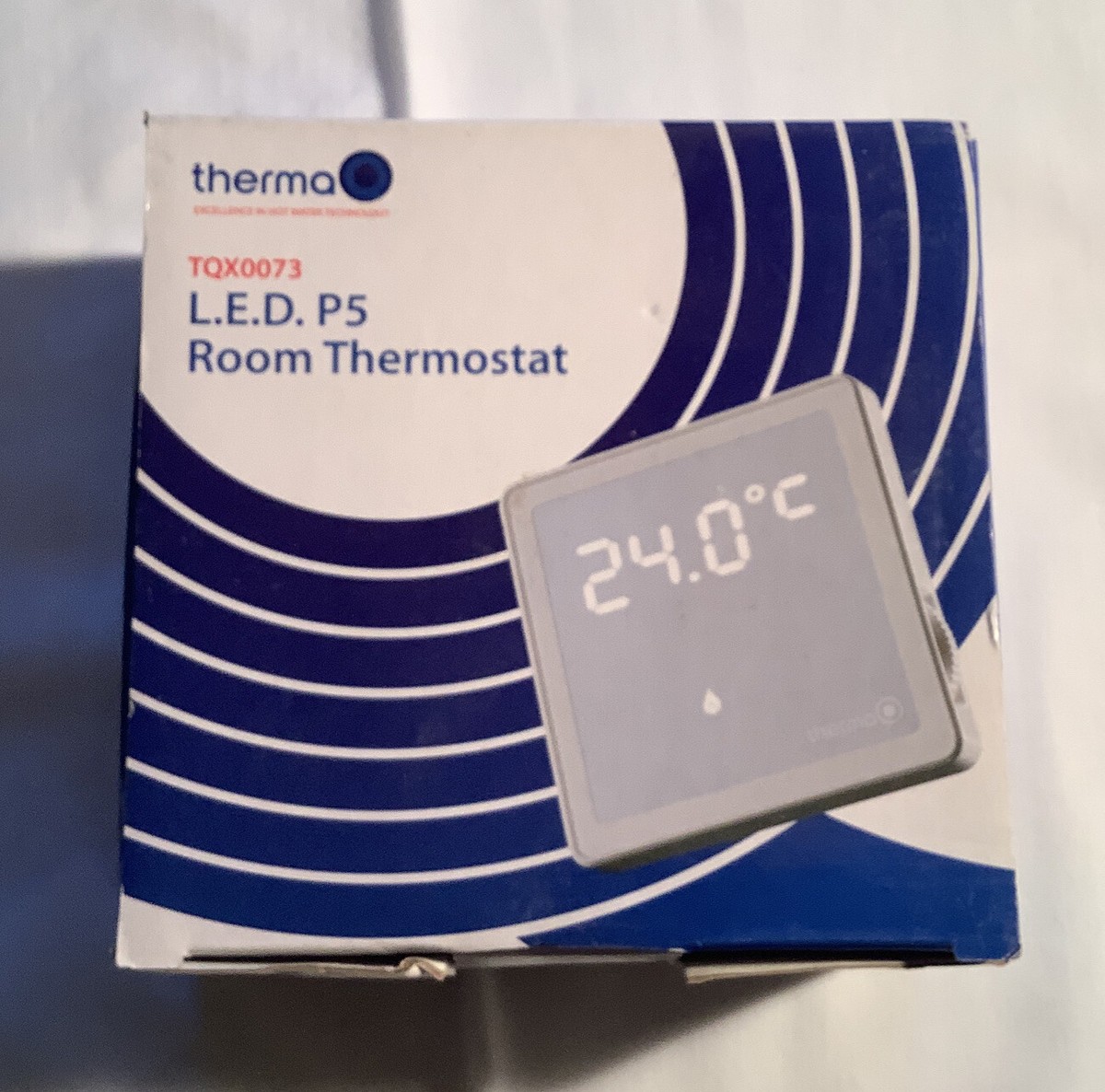 THERMA L.E.D P5 ROOM THERMOSTAT TQX0073 - LED P5 BRAND NEW Fu0026amp;F | eBay