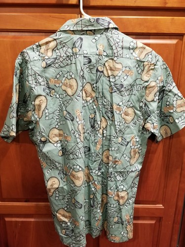 NWT Vtg Reyn Spooner Joe Kealoha Hawaiian Camp Vintage Molokai Ukulele Shirt S - Picture 6 of 9