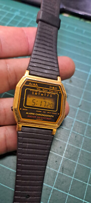RARE VINTAGE (1988) ALBA by SEIKO Y799-4810 LCD WATCH Japan
