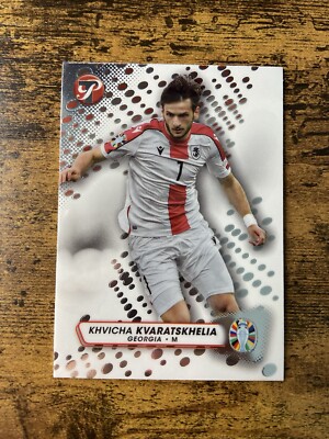 2023 Topps Pristine Road to UEFA Euro 2024 Khvicha Kvaratskhelia #61 Georgia