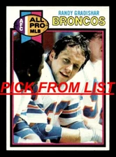 1979 Topps Football 4-268 EX-MT/NM Pick From List All PICTURED