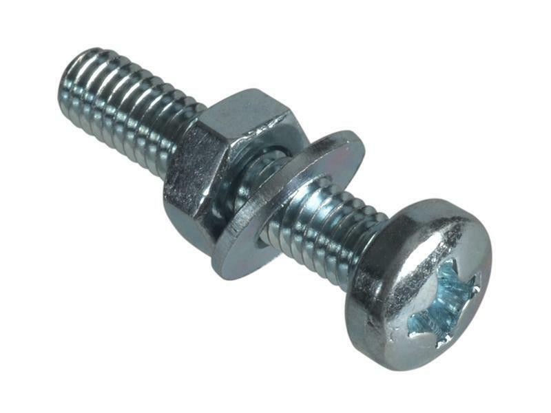 Forgefix Machine Screw Pozi Pan Head Zp M4 X 20Mm Forge Pack 18 FORFPMSPH420