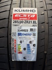 Kumho Ecsta Sport S 285/30 ZR21 XL (100Y) PS72 T