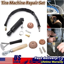 Tire Machine Repair Kit W/ 2500rpm Low Speed Air Tire Buffer Tire Patch Roller