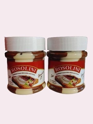 Rosolini Hazelnut Cream With Milk and Cocoa 4 Jars 200g Pantry Pack
