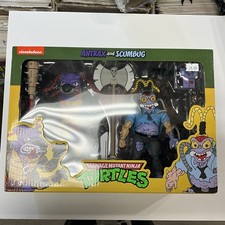 NECA TMNT Teenage Mutant Ninja Turtles  Cartoon  Antrax & Scumbug 2-Pack