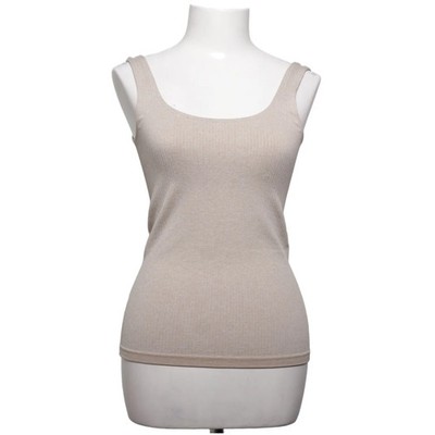 AMNS, Tanktop, Größe: M, A2214, Beige, Elasthan/Polyamid/Polyester #ciD