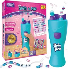 Imagimake Spin n Pop Bracelet Making Kit, Make 10 Bracelets, Ages 8