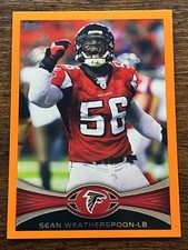 Sean Weatherspoon 2012 Topps Orange #124 /86 Atlanta Falcons