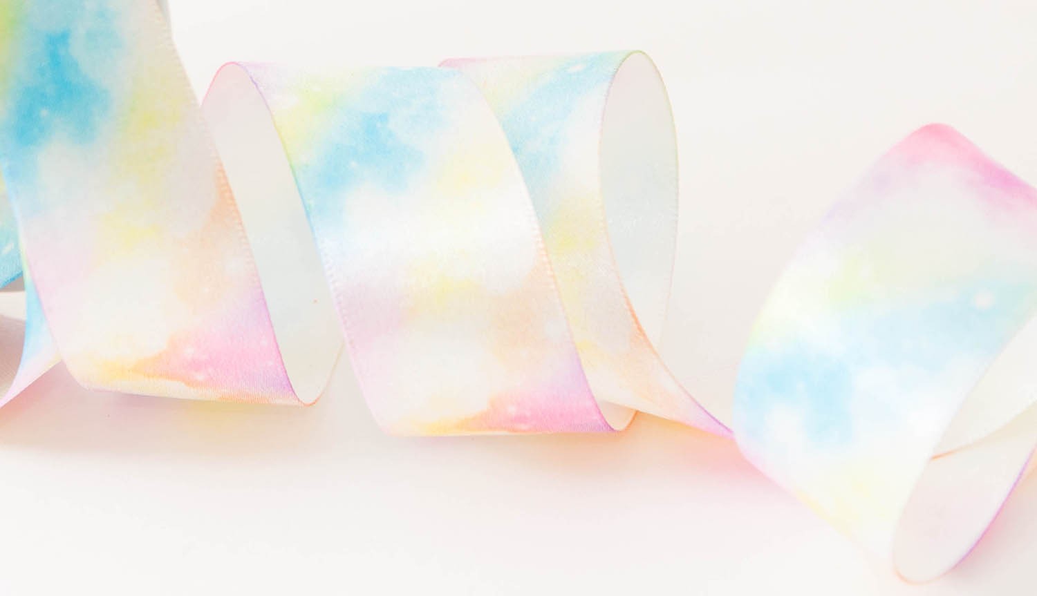 Berisfords Tie Dye Theme Pastel Colour Ribbon Parties 25mm by the Metre New