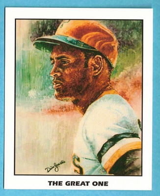 Roberto Clemente (Great One) 1984 Dynasty Sports Cards Promo 4 x 4.5'' HOF OV471
