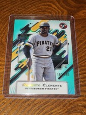 2025 Topps Pristine Roberto Clemente Aqua Parallel SP #162/199 Pirates