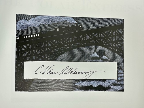 The Polar Express - Chris Van Allsburg SIGNED Book & Ornament - NEW - Picture 5 of 7