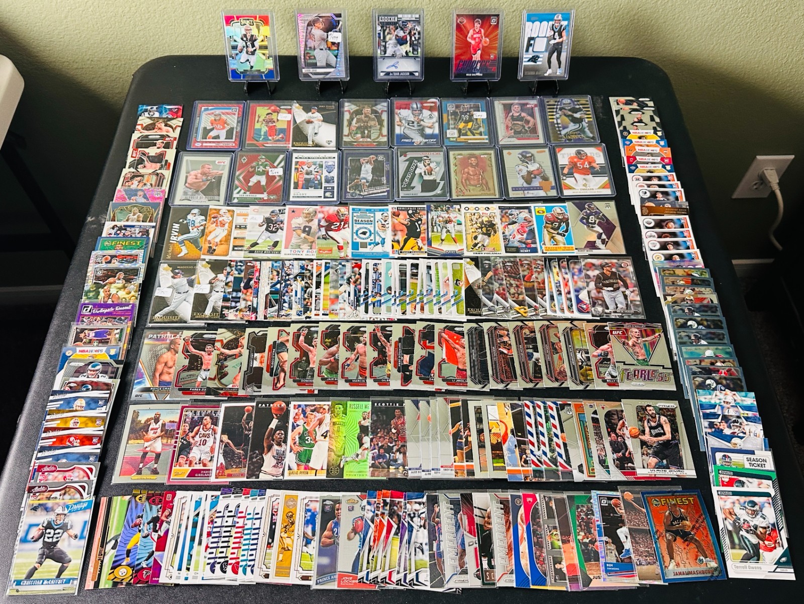 HUGE Sports CARD LOT Jersey PATCH AUTO RC SP PRIZM UFC Aaron Judge, Tom Brady!