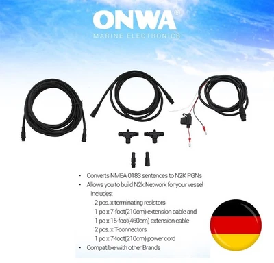 ONWA NMEA2000 Starter Kit, kompatibel zu allen Marken