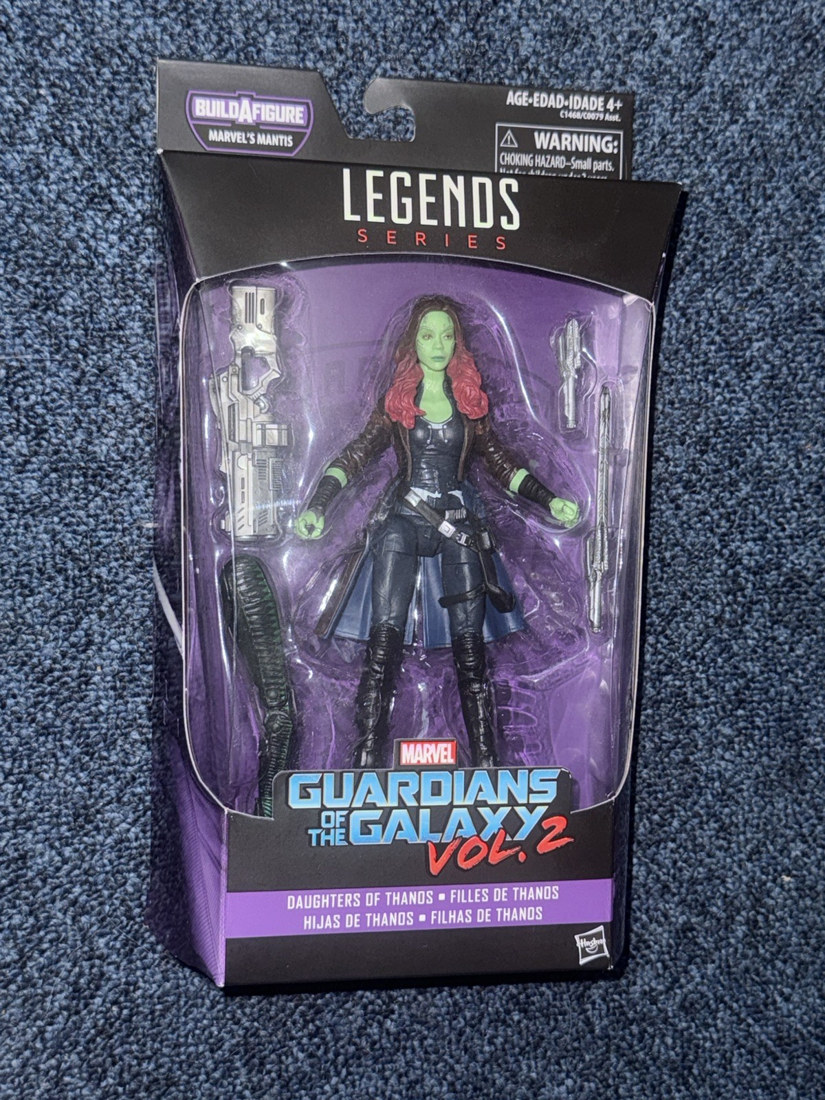 Hasbro Marvel Legends Gamora Guardians of the Galaxy Vol. 2 Figure w BAF NIB