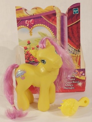 My Little Pony G3 2004 Merriweather Sparkle Pony Mint with Card & brush Hasbro