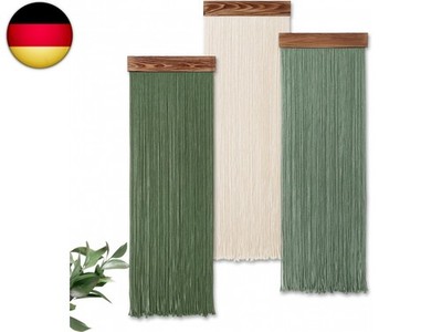 Weldomcor 3 Stück Makramee Wandbehang Boho Deko Wandteppich Handgewebt