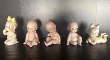 Vintage Lefton Ceramic Kewpie Baby Figurines 5 Total