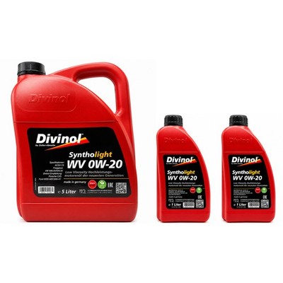 Divinol Syntholight WV | 0W-20 | 7 L | VW 508.00 | 509.00 | Porsche C20 | Ford