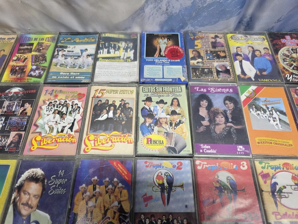 🔥 65+ Vtg HTF Mexican Latin Cassette Tapes Salsa Merengue Various Artists - Image 3 of 4