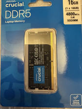 Crucial メモリ 16G DDR5 4800MT CT16G48C40S5 Crucial 16GB DDR5-4800 PC5-38400 CL40 SO-DIMM Memory Kit