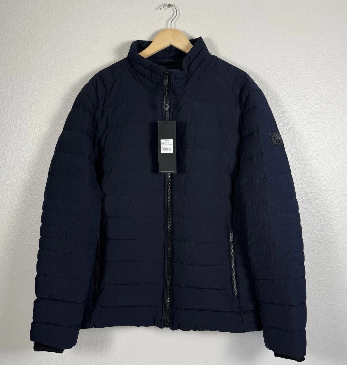 Moose Knuckles Active Flex Jackpine Down Puffer Jacket Men XL Blue 800 - product detail image 1