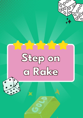 Step on a Rake - 5 star card - Set 21 Monopoly go