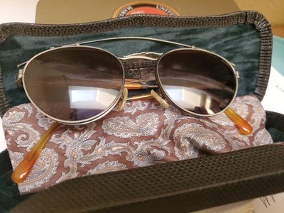 Fabulous Vtg Oliver Peoples Op-6 P-380 Eyeglasses Frame/Sunglasses 