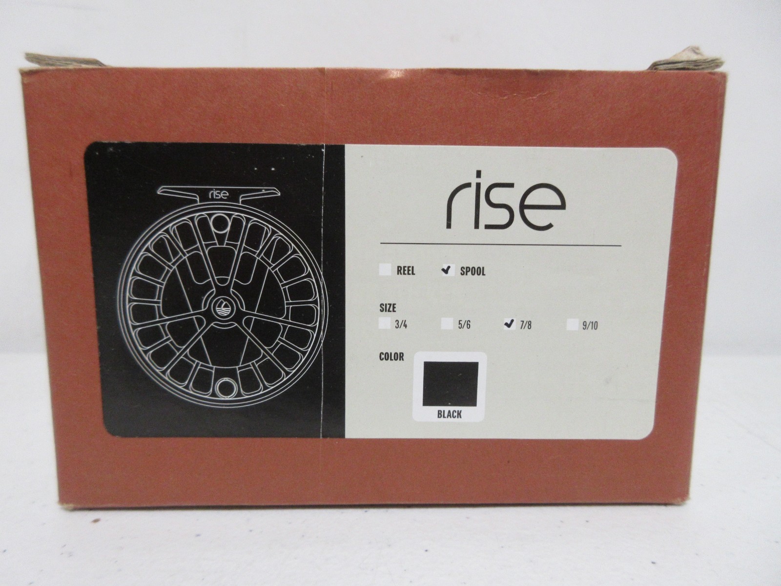 Redington Rise Fly Reel Black - 7/8 Weight - New BLACK B7S3