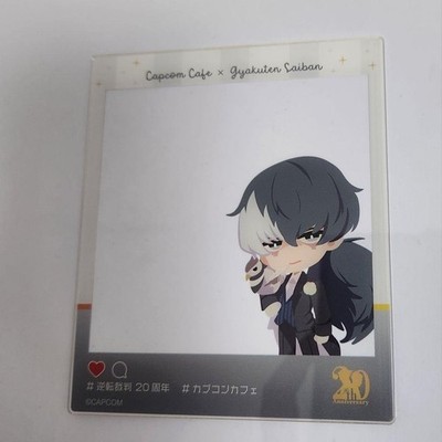 Ace Attorney 20th Anniversary Jin Yugami Acrylic Frame Capcom Cafe Limited Japan
