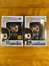 Bob Ross Funko Pop LOT of 2 Funko 558 and 561, Includes Chase And Protectors