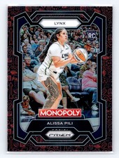 2024 Panini Prizm Monopoly WNBA #72 Alissa Pili Red Classic Icons Prizms RC